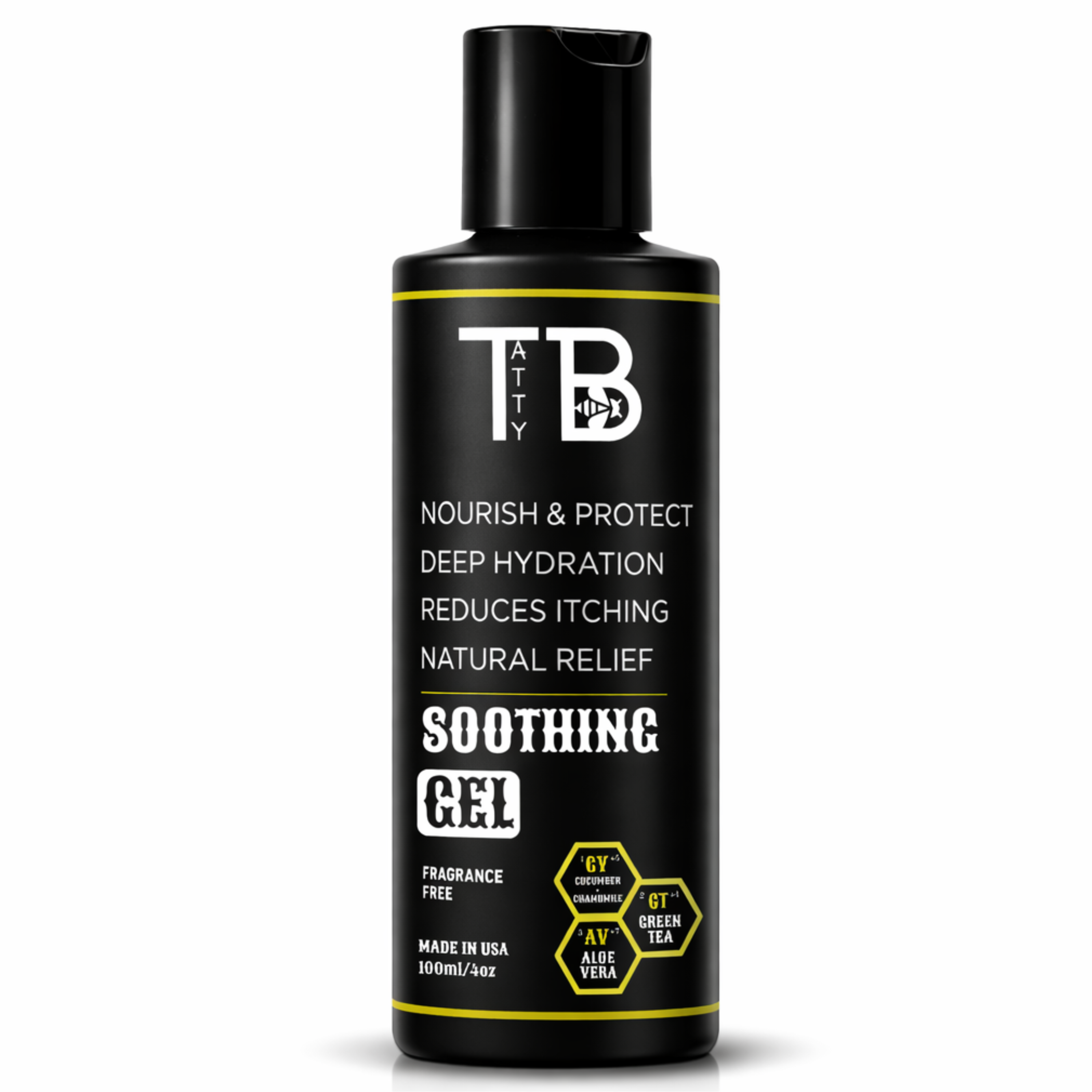 TattyBee Soothing Gel for Tattoos – Natural Aftercare for Fresh Ink
