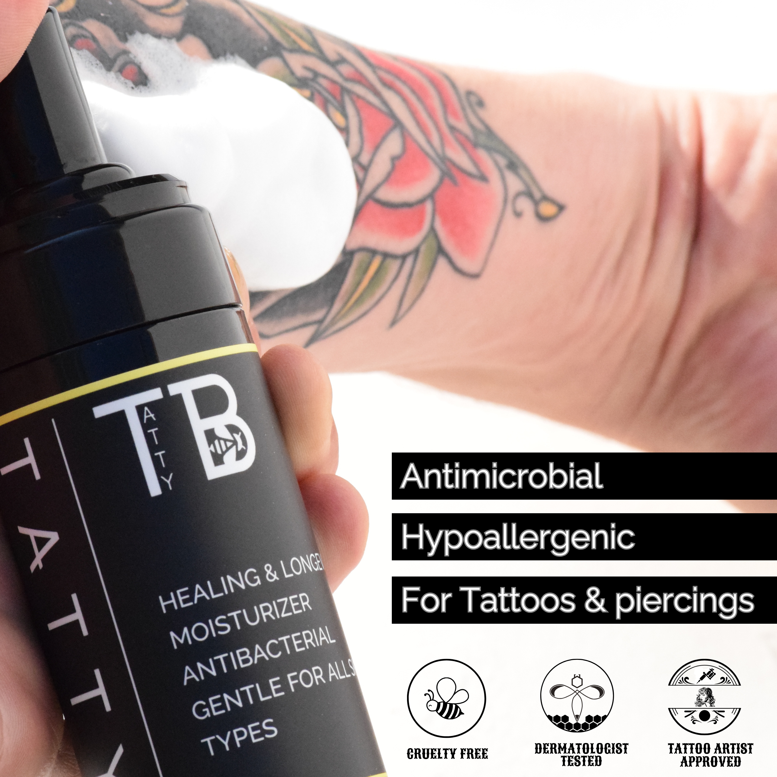 Tattoo Cleansing Bubbles