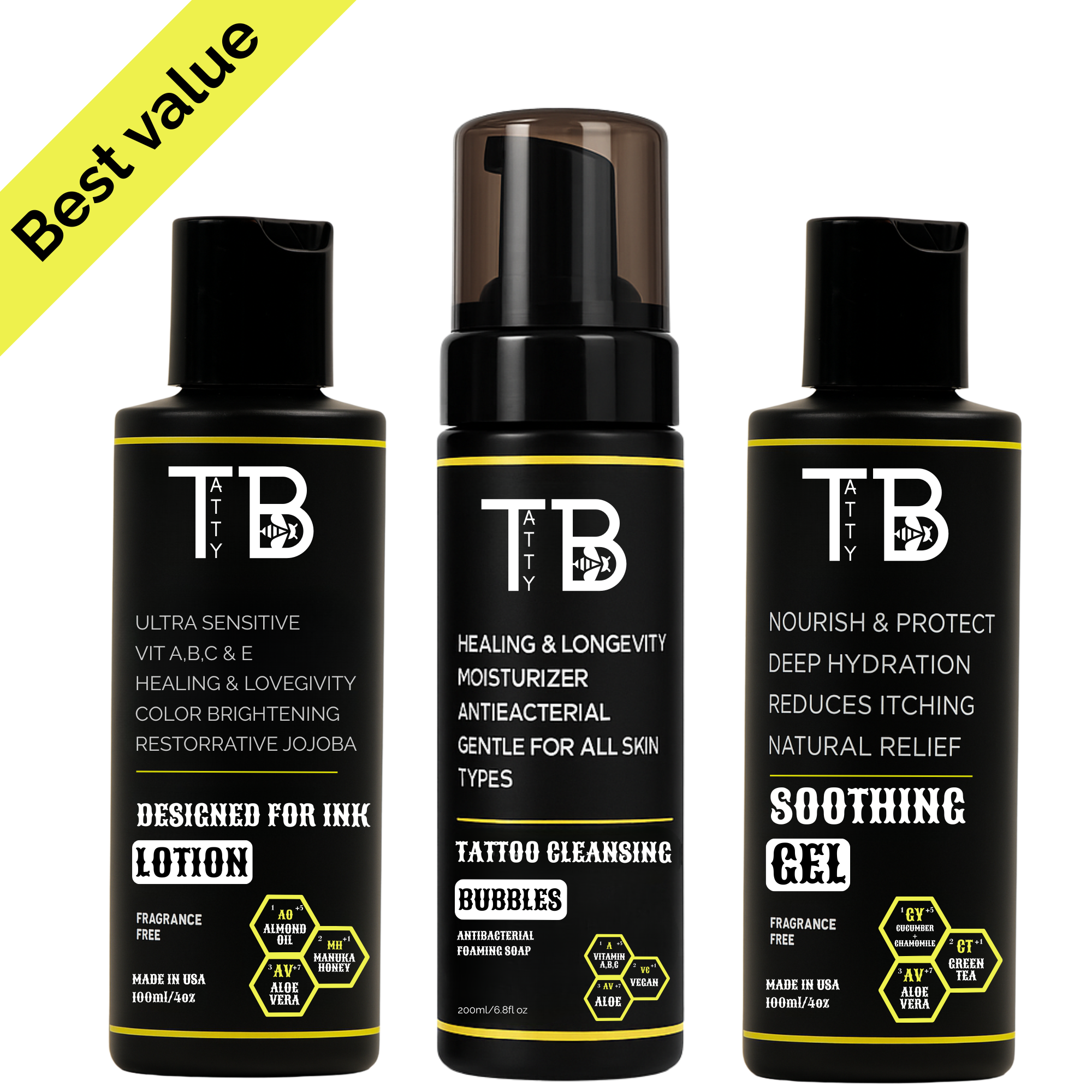 Tattoo Care Essentials 4oz Pack